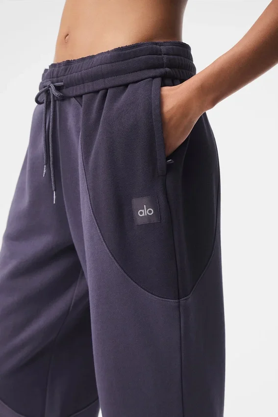Pantalones de chándal Make Waves - Tonalidad ciruela italiana