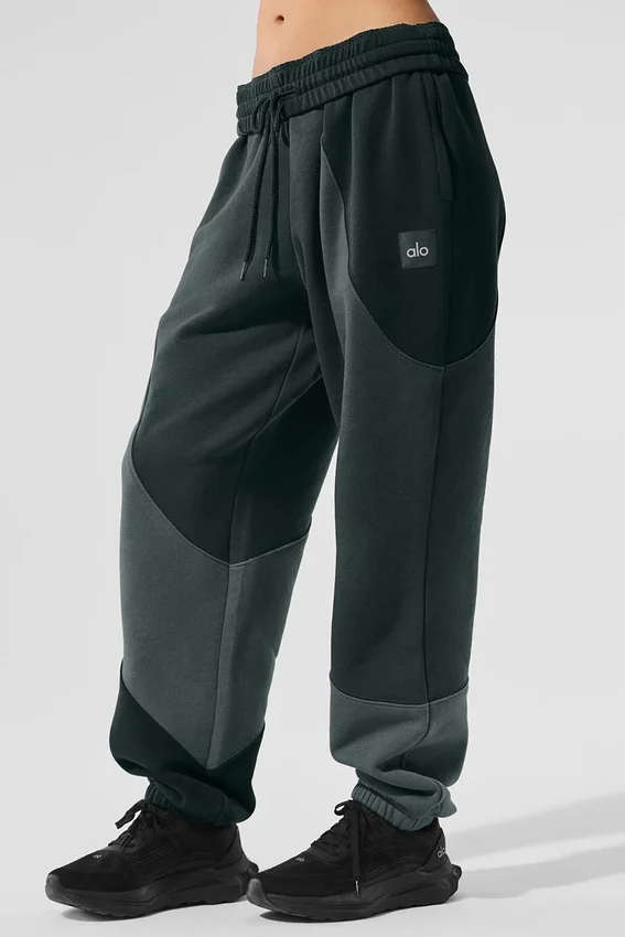 Pantalones de chándal Make Waves - Verde carbón tonal