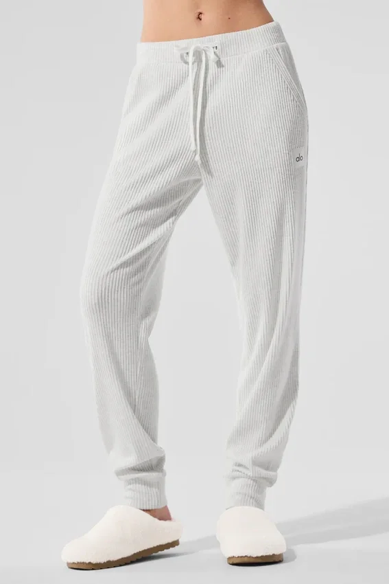 Pantalones de chándal Muse - Blanco jaspeado
