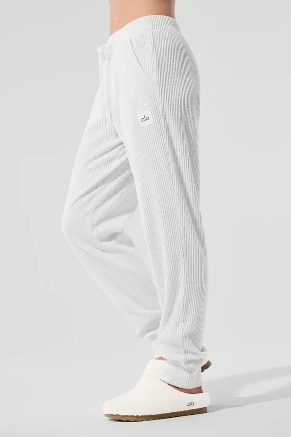 Pantalones de chándal Muse - Blanco jaspeado