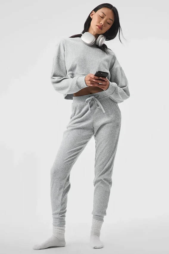 Pantalones de chándal Muse - Gris jaspeado deportivo