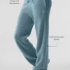 Pantalones de chándal New Class de lana y cachemira - Azul celestial jaspeado con granito