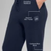 Pantalones de chándal New Class de lana y cachemira - Azul marino