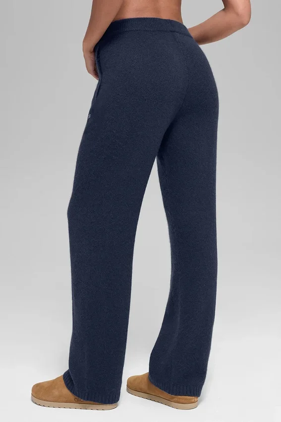 Pantalones de chándal New Class de lana y cachemira - Azul marino