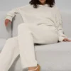 Pantalones de chándal New Class de lana y cachemira - Bone Heather