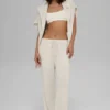 Pantalones de chándal New Class de lana y cachemira - Bone Heather
