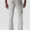 Pantalones de chándal New Class de lana y cachemira - Gris perla jaspeado