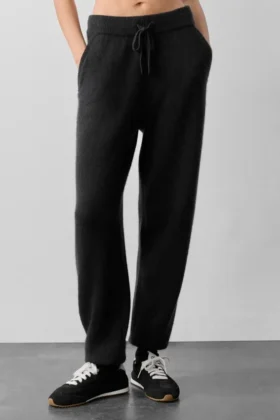 Pantalones de chándal New Class de lana y cachemira - Negro