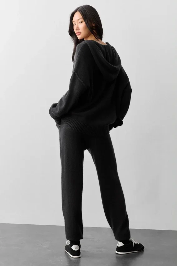 Pantalones de chándal New Class de lana y cachemira - Negro