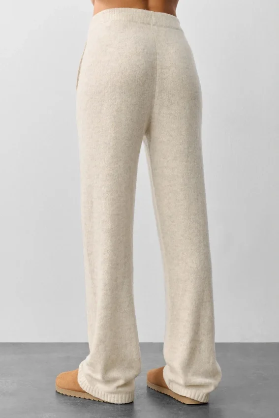 Pantalones de chándal New Class de lana y cachemira - Oatmeal Heather
