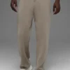 Pantalones de chándal Scholar de pierna recta - Cacao claro