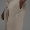 Pantalones de chándal Scholar de pierna recta - Cacao claro
