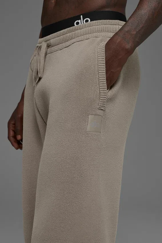 Pantalones de chándal Scholar de pierna recta - Cacao claro