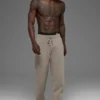 Pantalones de chándal Scholar de pierna recta - Cacao claro