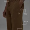 Pantalones de chándal Scholar de pierna recta - Espresso