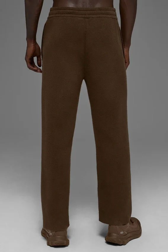 Pantalones de chándal Scholar de pierna recta - Espresso