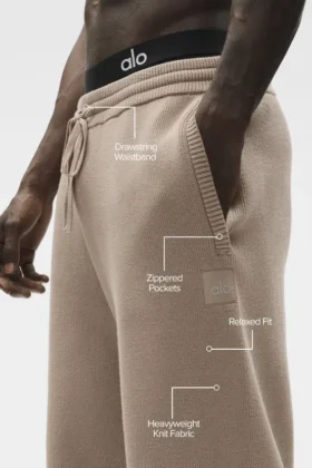 Pantalones de chándal Scholar de pierna recta – Gravel