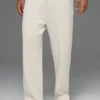 Pantalones de chándal Scholar de pierna recta - Marfil