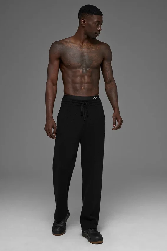 Pantalones de chándal Scholar de pierna recta - Negro