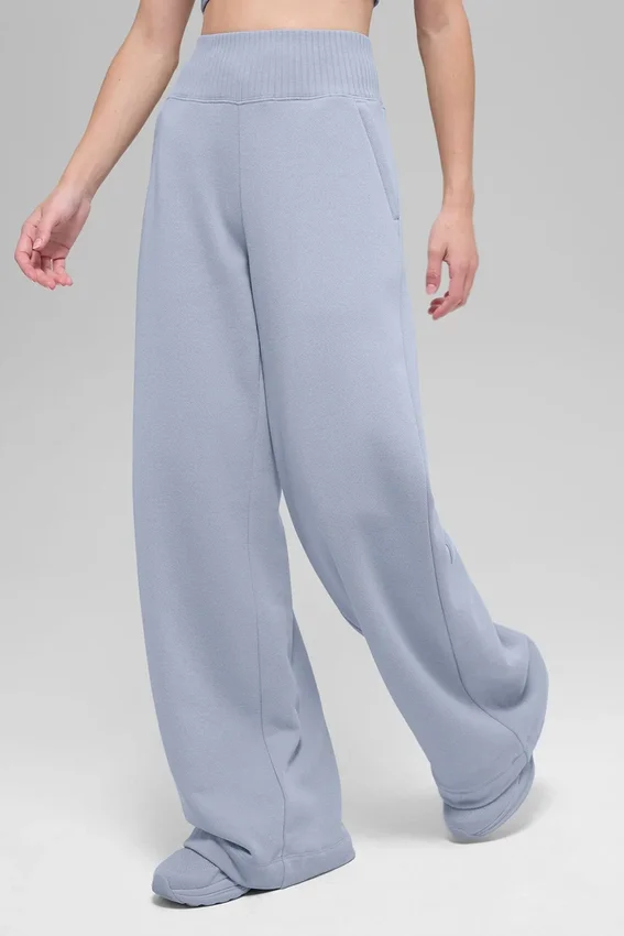 Pantalones de chándal Serenity de pierna ancha - Escarcha invernal