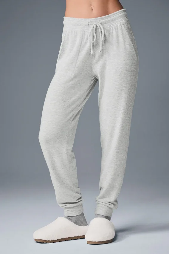Pantalones de chándal Soho - Gris jaspeado deportivo