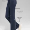 Pantalones de chándal Sway de corte acampanado - Azul marino