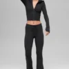 Pantalones de chándal Sway de corte acampanado - Negro