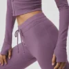 Pantalones de chándal Sway de corte acampanado - Plum Kiss