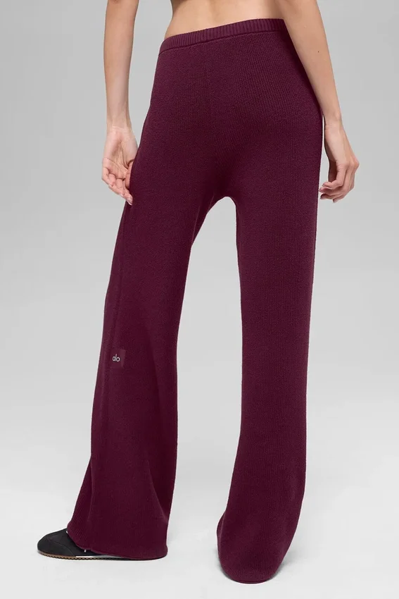 Pantalones de jersé Supernatural - Burdeos