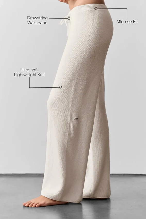 Pantalones de jersé Supernatural - Marfil