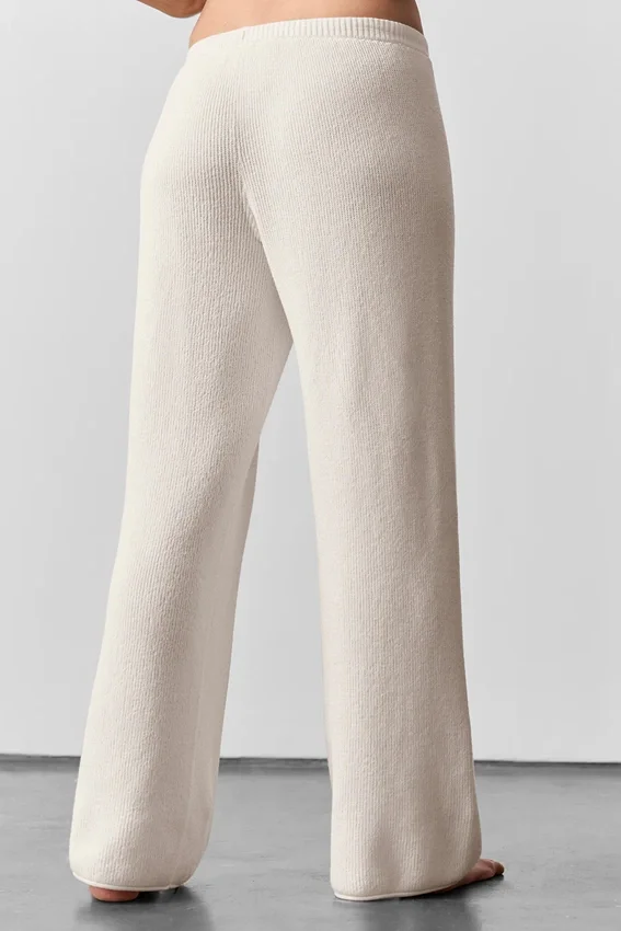 Pantalones de jersé Supernatural - Marfil
