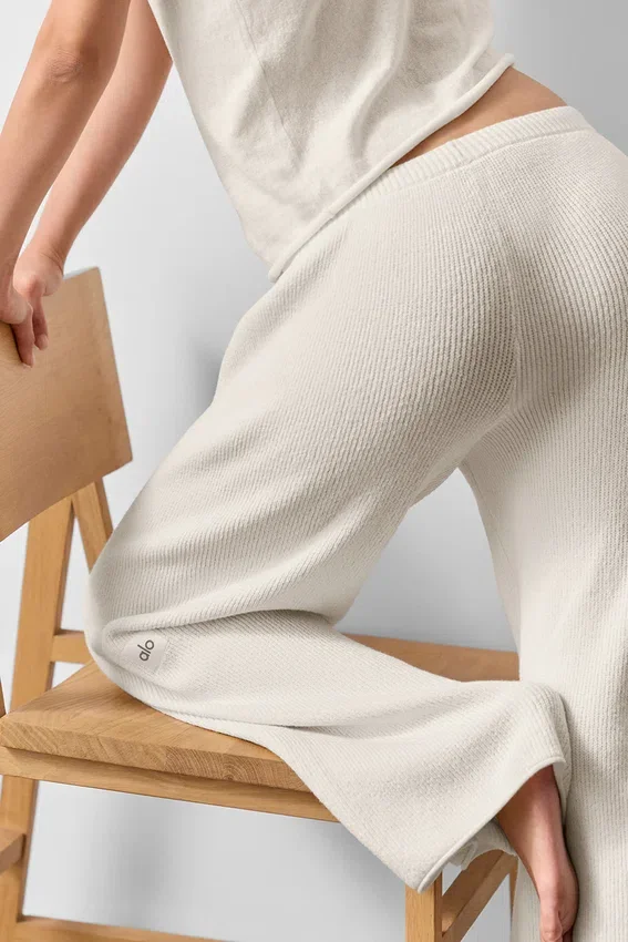 Pantalones de jersé Supernatural - Marfil