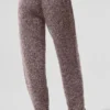 Pantalones de jerséu veteados - Veteado champiñón