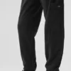 Pantalones de mezcla invernal de forro polar - Negro