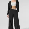 Pantalones de pierna ancha Breezy (largo) - Negro