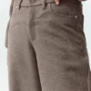 Pantalones de pierna ancha Nightcap de mezcla de lana – Cacao alpino jaspeado