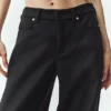 Pantalones de pierna ancha Nightcap de mezcla de lana - Negro