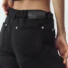 Pantalones de pierna ancha Nightcap de mezcla de lana - Negro