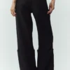 Pantalones de pierna ancha Nightcap de mezcla de lana - Negro