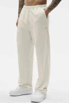 Pantalones de pierna recta Double Take - Bone