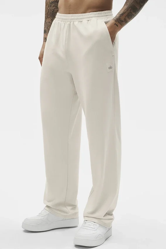 Pantalones de pierna recta Double Take - Bone