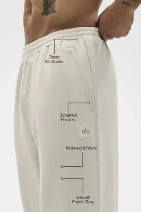 Pantalones de pierna recta Double Take – Bone