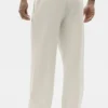 Pantalones de pierna recta Double Take - Bone