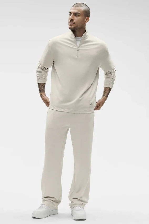 Pantalones de pierna recta Double Take - Bone