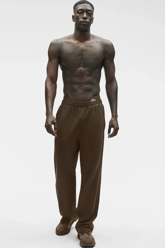 Pantalones de pierna recta Double Take - Espresso