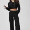Pantalones de pierna recta High Road - Negro