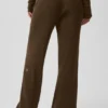 Pantalones de talle medio «Unwind» de jerséu - Espresso