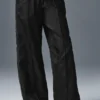 Pantalones deportivos de pierna ancha Afterglow - Negro