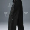 Pantalones deportivos de pierna ancha Afterglow - Negro
