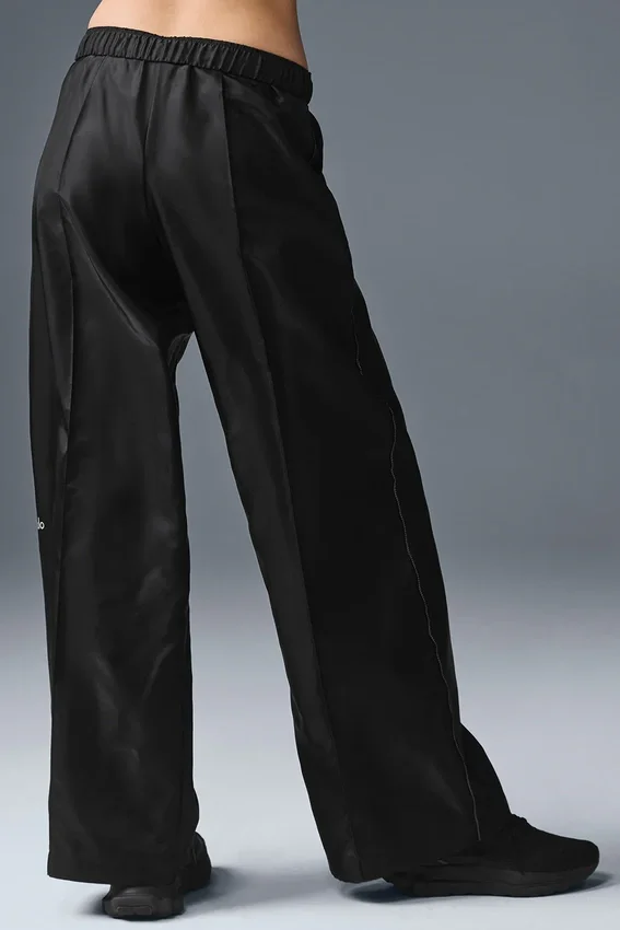 Pantalones deportivos de pierna ancha Afterglow - Negro